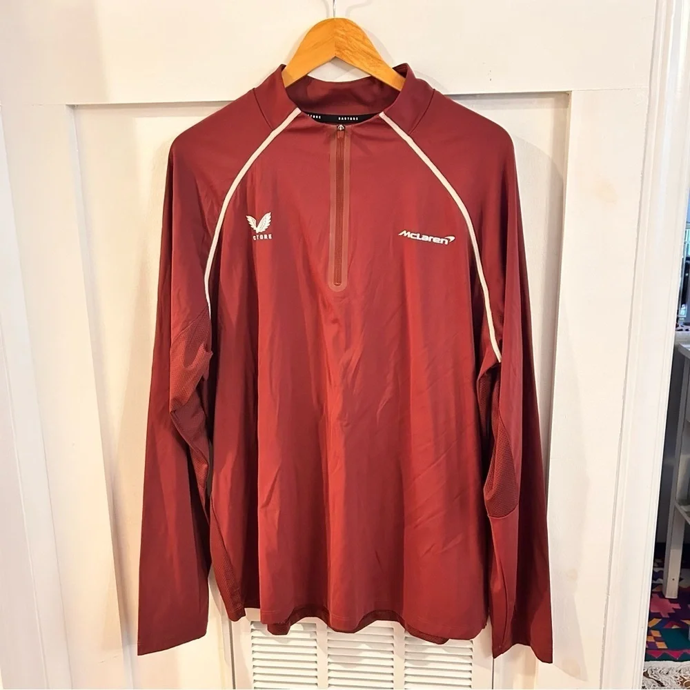Unisex McLaren Long Sleeve Performance Midlayer Top 2XL
